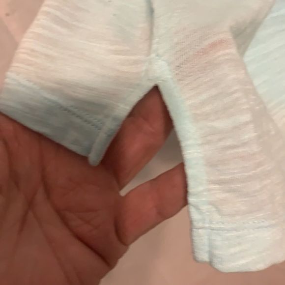 Banana Republic 3/4 sleeve large tee. Scoop neck Malibu tea LIGHT SPRING… - Picture 4 of 6